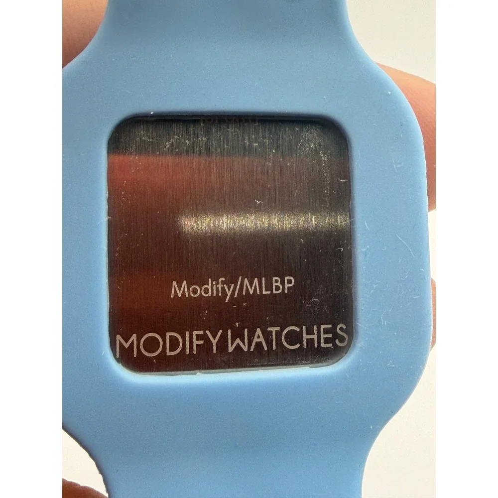 Modify Watches St Louis Cardinals MLB Sport Watch Blue Silicone Strap Red Dial